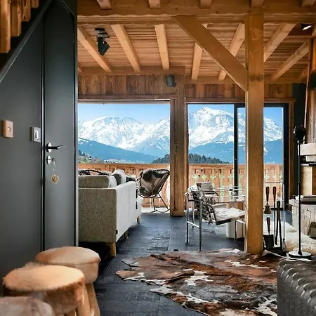 Chalet D'exception Face Au Mont Blanc * Cordon